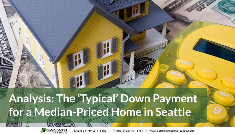 How much is the typical down payment on a on sale house